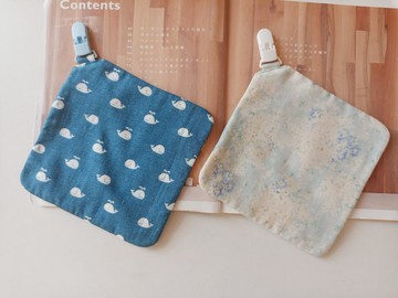 【5日內出貨】方形 幼兒擦汗巾 附夾擦汗巾 手帕巾 擦汗巾 擦手