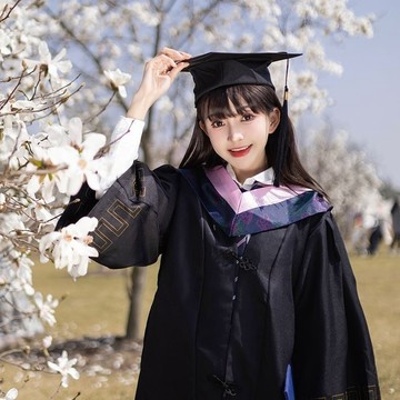 ✨免運可開發票#學士學位畢業批髮禮服大學生定做學院本科風文工文科碩士男女博士