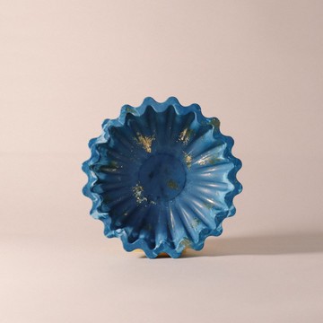 環保永續材/金箔大理石收納盤- 海光波紋