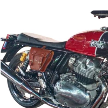 摩托車皇家恩菲爾德 RE650 側包 真皮 高品質