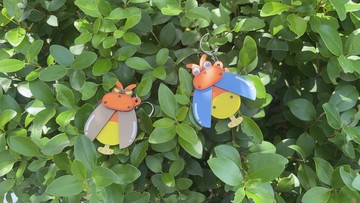 3D組合鑰匙圈 螢火蟲 DIY材料包
