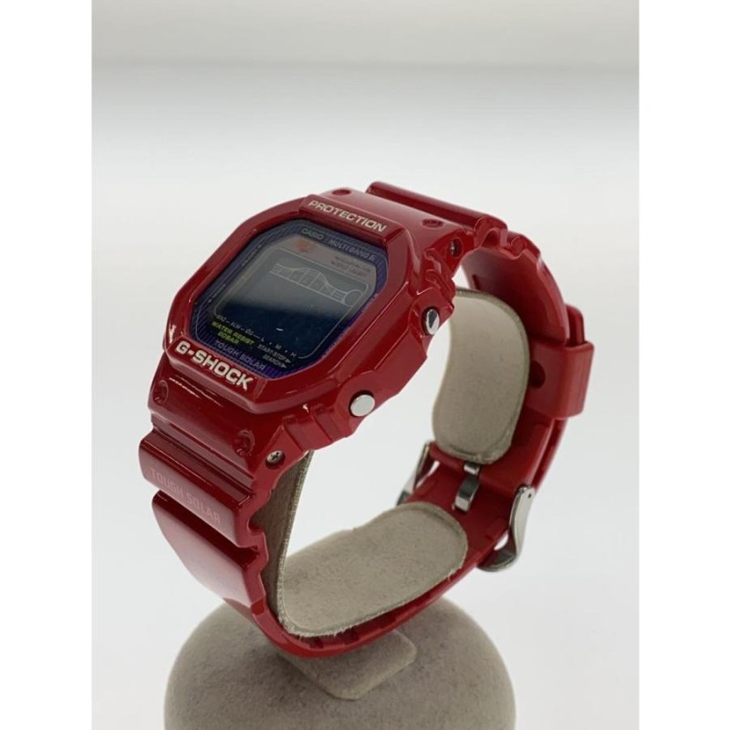 CASIO◇ソーラー腕時計・G-SHOCK/デジタル/ラバー/PUP/RED | LINEブランドカタログ