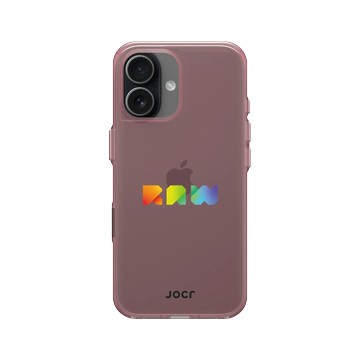 iPhone 17 Clear (相機按鈕) 晶醺玫 - JOCR - Raw Rainbow