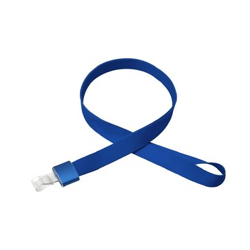 【50入】6717-藍色 透明頭鋁合金高密度掛繩 金屬 證件套 識別證 員工證 會員證 學生證