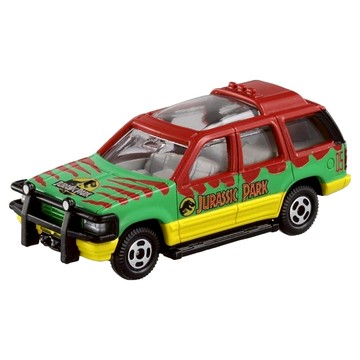 TOMICA Dream Tomica 侏儸紀世界 越野車 997375  1個  紅綠色