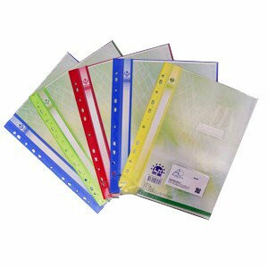 亮美 商業輕便11孔資料簿 (附名片袋) 30內頁入 顏色隨機 72本 /組 LM-6048