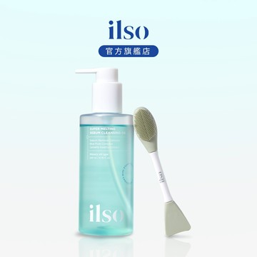【ilso 官方旗艦店】 深層毛孔淨化卸妝油1入+雙頭清潔刷1入