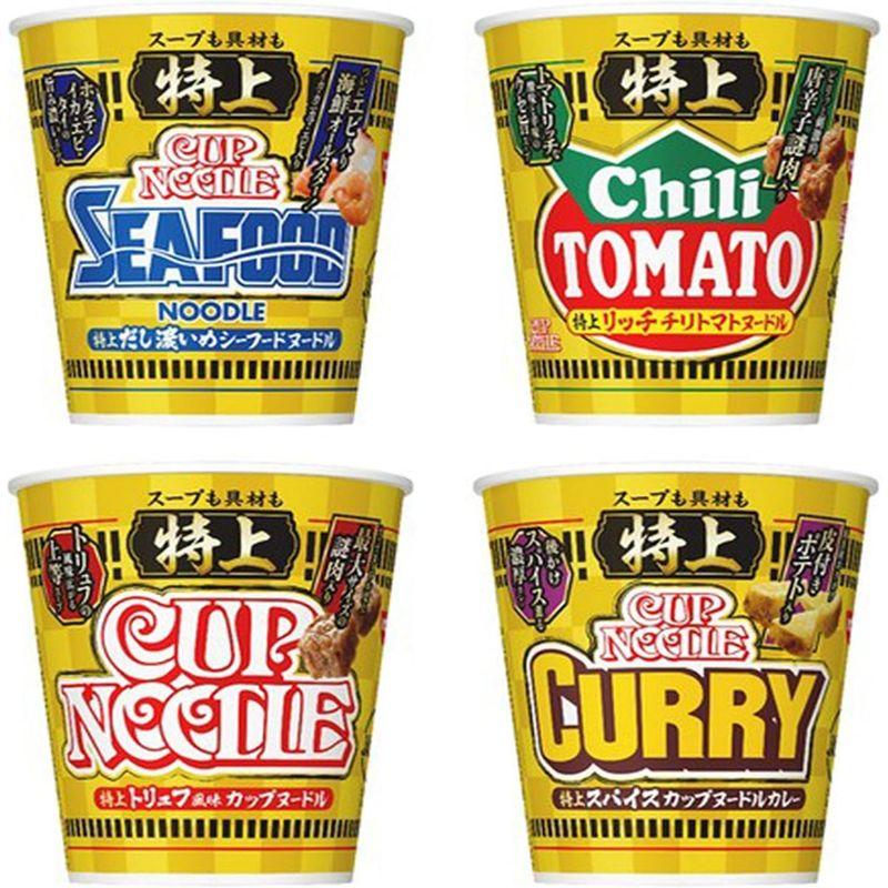 特上 カップヌードル 食べ比べシリーズ4品×各１個