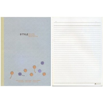 【文具通】16K花葦定頁筆記N16326 12本入 A3011173【領券滿額再折千12/31止】