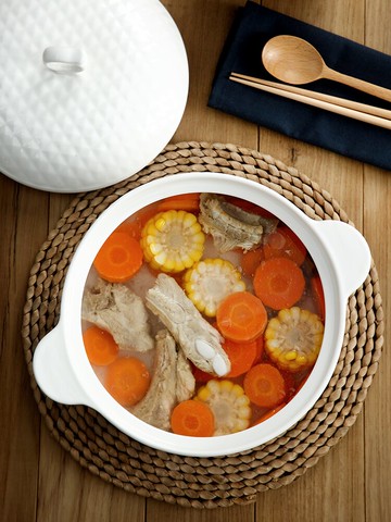 陶瓷帶蓋湯碗 家用大號雙耳微波爐碗 日式湯盆純白盛湯碗