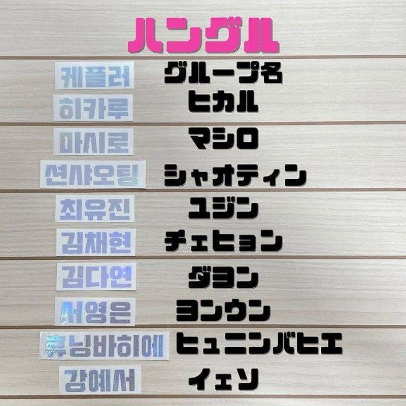 106】ペンライト ステッカー オーダー Kep1er 106】ペンライト