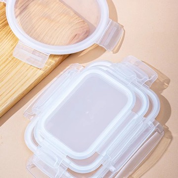 通用玻璃保鮮盒微波爐飯盒密封盒蓋子配件便噹盒碗防濺蓋適配平口 C5W6