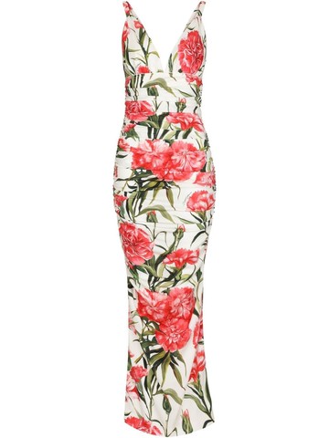Dolce & Gabbana Carnation Print Dress
