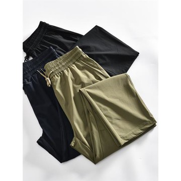 戶外機能風！速干防潑濺！春夏男士輕量化透氣運動直筒休閑長褲