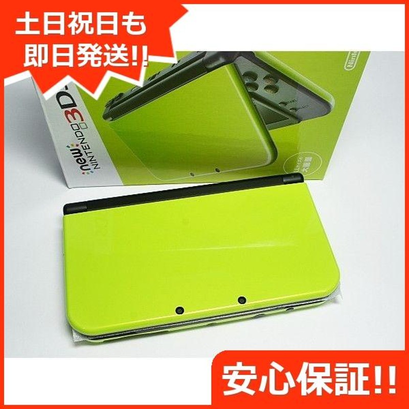 人気商品！！ 新品未使用 Newニンテンドー3DS LL ライム×ブラック本体