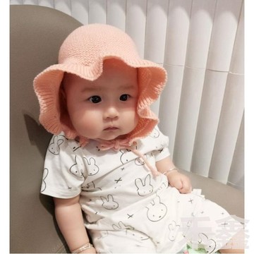 【Q貝比】現貨 嬰幼兒帽子兒童毛線帽秋冬公主帽寶寶 宮廷帽 (飛)