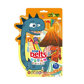 恐龍咬酸扁帶軟糖分享包