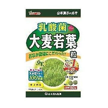 山本漢方製藥 乳酸菌Plus大麥若葉錠 180粒