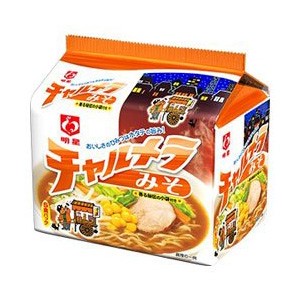 明星食品 チャルメラ みそ 5食×6入