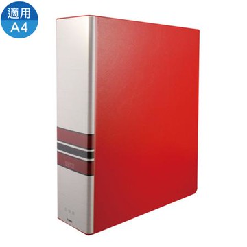 立強REGINA無耳二孔D型夾/R8802D/紅