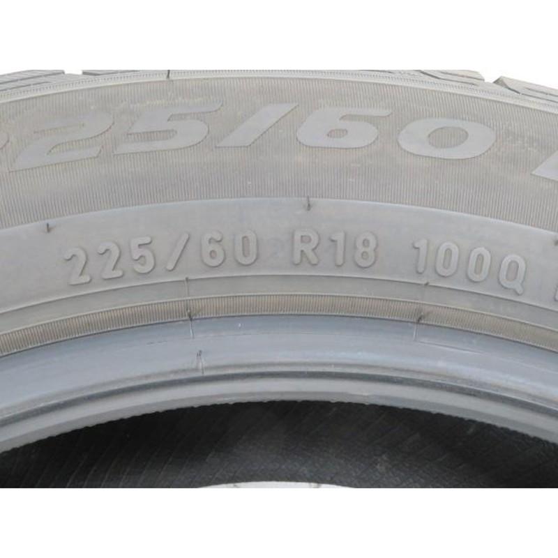 中古タイヤ 4本セット 225/60R18 100Q 18インチ ピレリ ICE ASIMMETRICO スタッドレス 冬 CX-5  送料無料（沖縄、離島除く）a16067 | LINEブランドカタログ