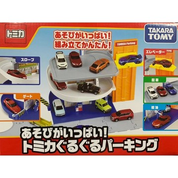 多美小汽車 TOMICA  旋轉停車塔(附小車)場景系列 ASIA LIMITED 旋轉停車塔(附小車)_TW91627