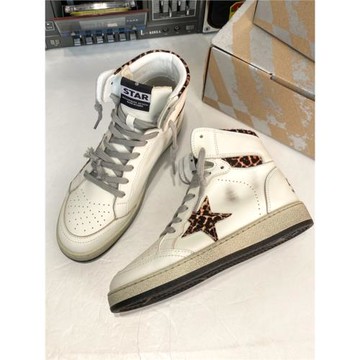 韓國高幫小臟鞋女羊羔毛2025新款真皮內增高做舊星星臟臟小白鞋