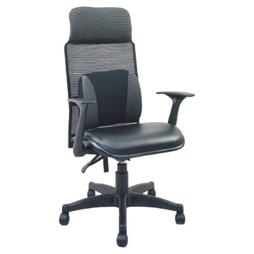 台灣製造 舒適電腦椅 AH-56 灰色 可調節高度  114~126 x 64 x 48cm