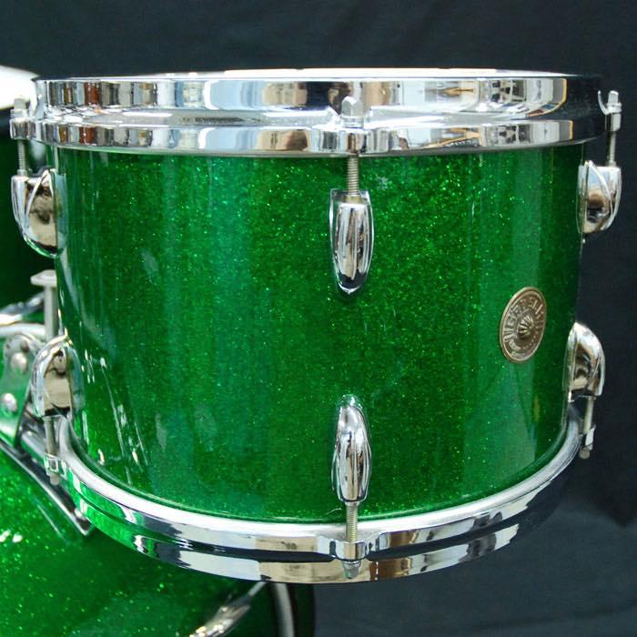 希少！Vintage Gretsch 60’sラウンドバッジ18  12  14 Green Glitter