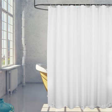 🔥桃園有貨🔥窗簾加厚保暖衛生間簾子淋浴掛簾浴室遮光純色防水布浴簾隔斷 AUGM