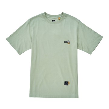 5th STREET｜男裝｜動物啤酒印花短袖T恤｜綠色