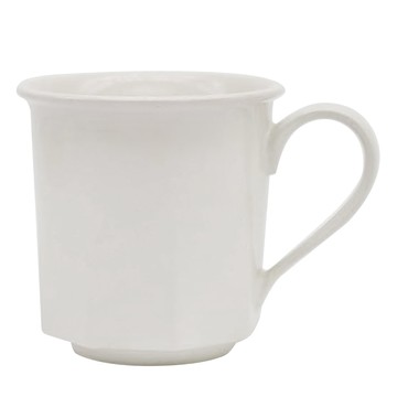 CHIPS Ancient Pottery 古董風 八角馬克杯 330ml - 日本制  白色  1個