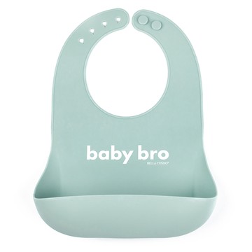 美國 BELLA TUNNO - 矽膠圍兜-(Baby Bro 寶貝弟弟)