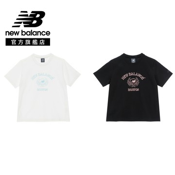 [New Balance]圓領短袖上衣_女性_米杏色_WT61U0F7CIC