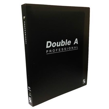 Double A辦公系列26孔筆記活頁夾/DAFF15010/18K/B5/黑