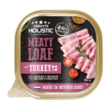 超越巔峰全方位營養狗主食餐盒100g-鮮烤火雞