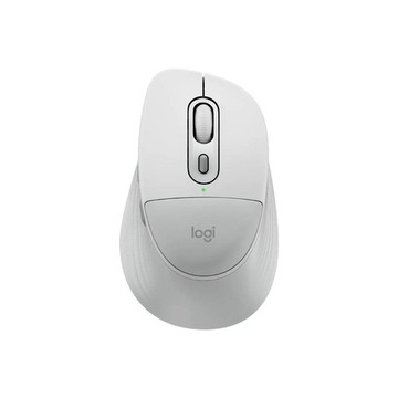 Logitech 羅技 M850L 大手版多工舒適無線滑鼠(珍珠白)
