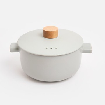 耐高溫雙耳陶鍋2.8L 綠