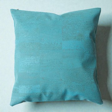 Talawa Cork 軟木皮革抱枕套 (Ocean Blue)