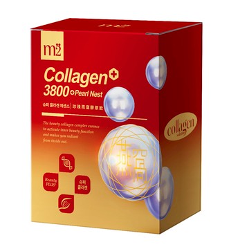 【m2 美度】珍珠燕窩膠原飲(8入/盒)孫藝珍推薦