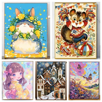 💛盒裝💛台灣製造💛 新款5D鑽石畫 DIY鑽石貼畫 立體貼鑽畫 手工點鑽畫 水鑽貼畫 手作 大幅 黏鑽畫 磚石貼畫 滿鑽