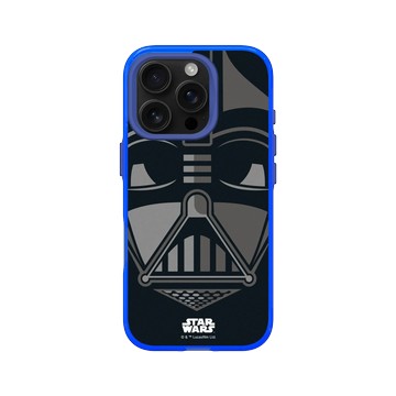 iPhone 16 Pro Clear 激光藍 - 迪士尼-星際大戰 Star Wars - 黑武士-大臉系列