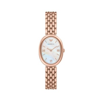【EMPORIO ARMANI】優雅氣質 珍珠母貝 女錶 -34mm AR11775