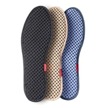 鞋墊吸汗防臭皮鞋墊子軍訓減震踩屎感乳膠高彈手工不臭腳耐磨除臭