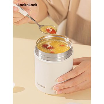 樂扣樂扣保溫桶大容量燜燒杯上班族學生兒童帶飯裝湯不銹鋼飯盒