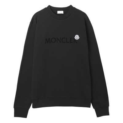 MONCLER モンクレール トレーナー スエット ロゴ シャツ 黒 seven