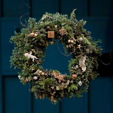 2026 - 低調金質聖誕花圈 /聖誕禮物 交換禮物 聖誕節