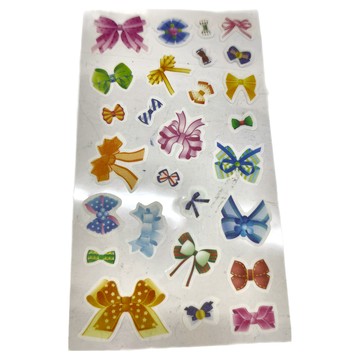 德德小品集 手撕裝飾貼紙-H 規格: 20.8cm*9.7cm  蝴蝶結 多色  1組