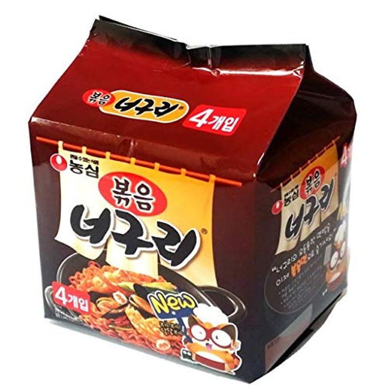 『農心』炒めノグリ137gx4個ポックム ノグリ|炒め韓国食品 韓国お土産 韓国ラーメン 乾麺 インスタントラーメン ノグリ ラーメン 簡単