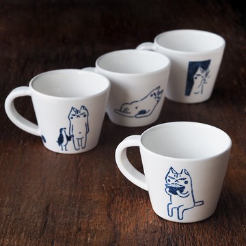 【若器系列】豬耳咖啡杯 300ml 四款